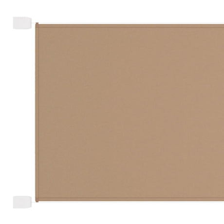 Vidaxl luifel vertical 180x1200 cm oxford tissu taupe