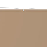 Vidaxl luifel vertical 180x1200 cm oxford tissu taupe