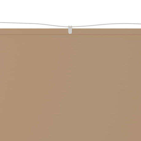 Vidaxl luifel vertical 180x1200 cm oxford tissu taupe