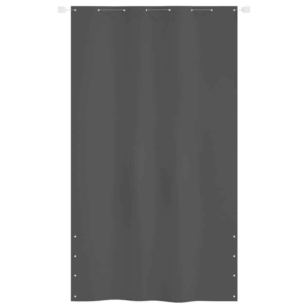 Vidaxl Balcony screen 140x240 cm Oxford fabric anthracite -colored