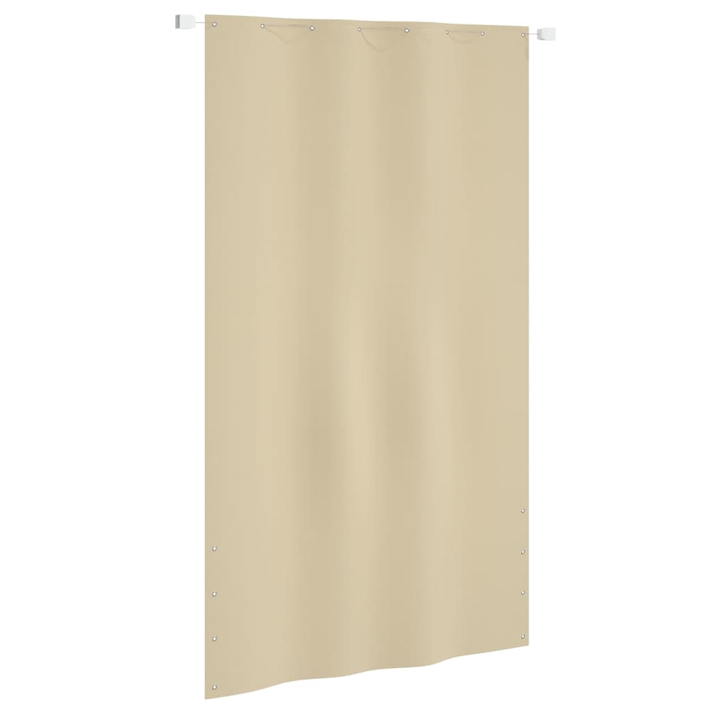 Vidaxl Balkon zaslon 140x240 cm Oxford Fabric Beige