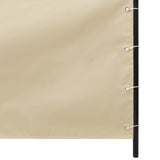 Vidaxl balkongskjerm 140x240 cm Oxford Fabric Beige