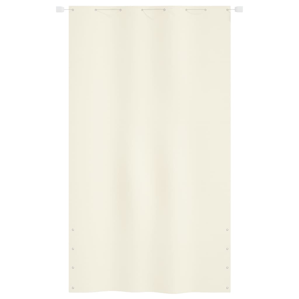 Vidaxl Balkon Bildschirm 140x240 cm Oxford Stoffcreme -Colored