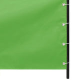 Écran de balcon Vidaxl 80x240 cm Oxford tissu vert clair