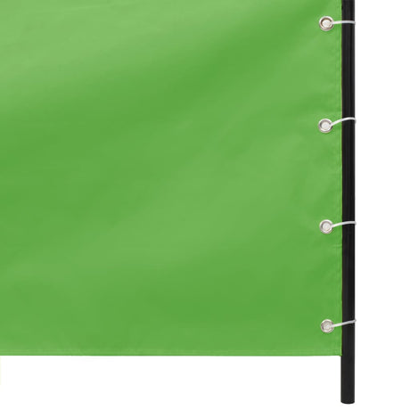 Écran de balcon Vidaxl 100x240 cm Oxford tissu vert clair