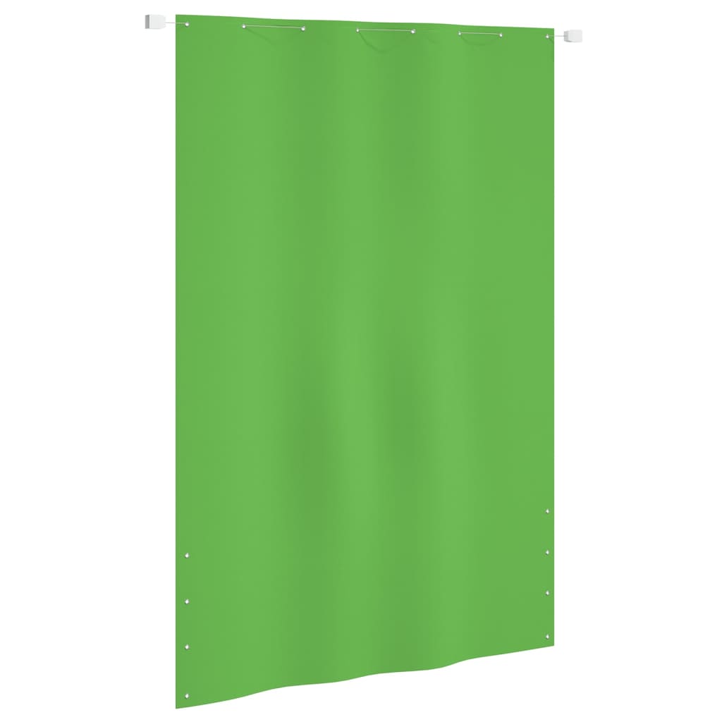 Pantalla de balcón Vidaxl 160x240 cm Oxford Fabric Verde