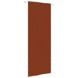 Écran de balcon Vidaxl 80x240 cm Oxford tissu en terre cuite -colored