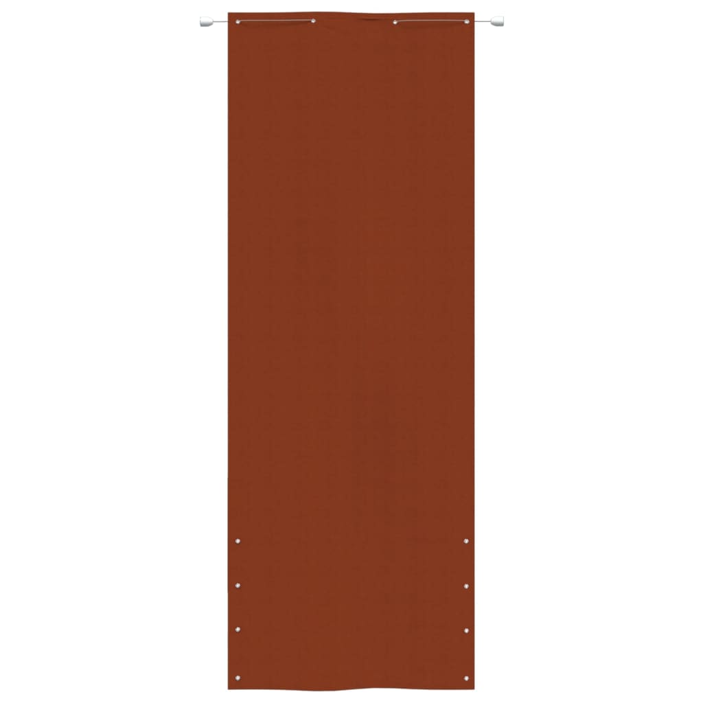 Vidaxl Balcony screen 80x240 cm Oxford fabric terracotta -colored