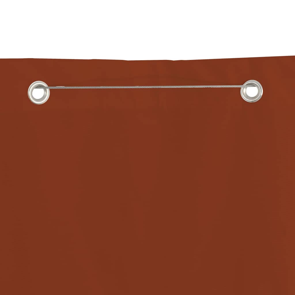 Vidaxl Balcony screen 80x240 cm Oxford fabric terracotta -colored