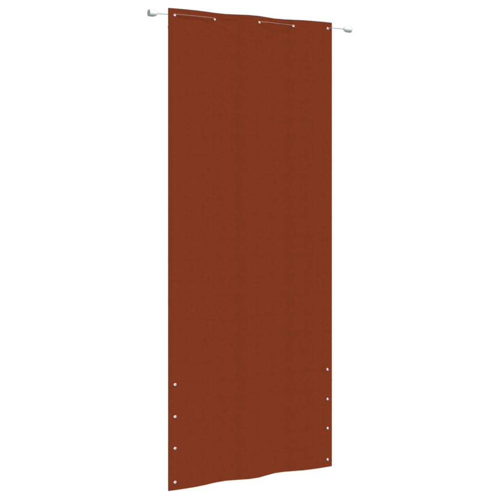 Vidaxl balkongskjerm 100x240 cm Oxford Fabric Terracotta -farget