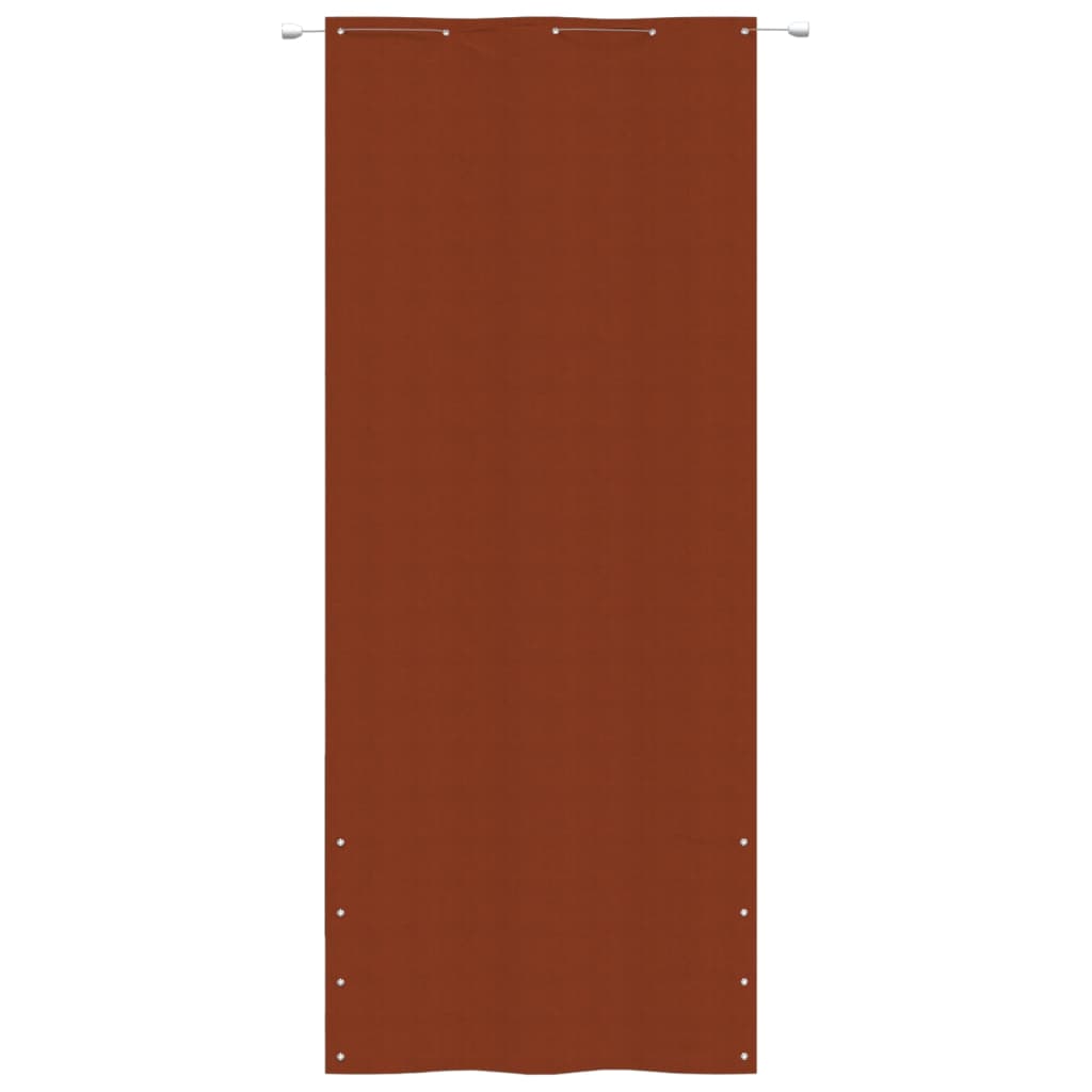 Vidaxl balkongskjerm 100x240 cm Oxford Fabric Terracotta -farget