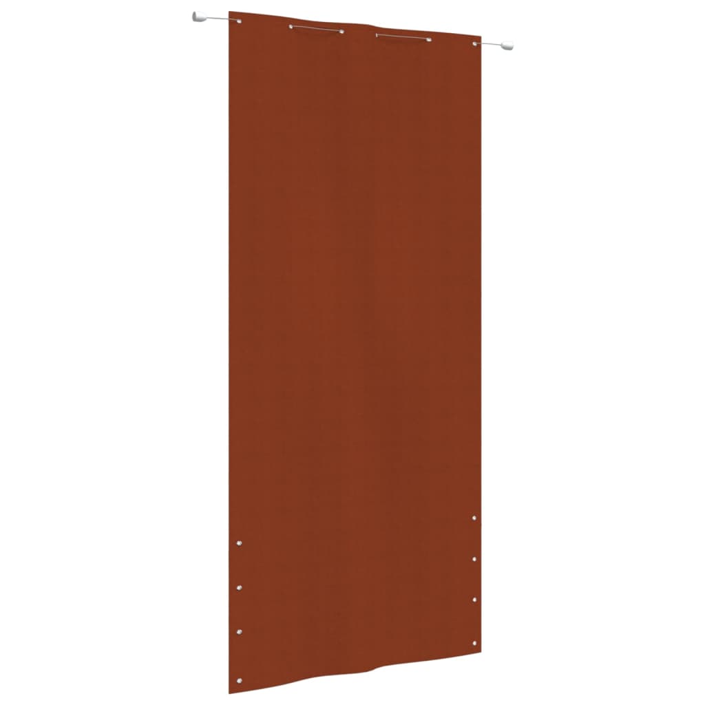 VIDAXL -Balkon -Bildschirm 120x240 cm Oxford Fabric Terracotta -Colored