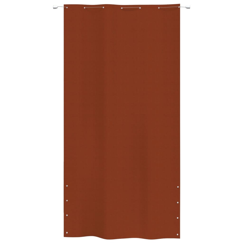 Obrazovka balkonu Vidaxl 140x240 cm Oxford Fabric Terracotta -colored