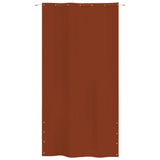 Obrazovka balkonu Vidaxl 140x240 cm Oxford Fabric Terracotta -colored