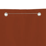 Écran de balcon Vidaxl 140x240 cm Oxford tissu terre caisse -colored