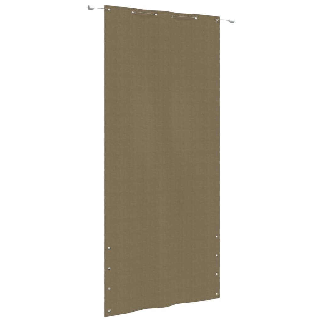 Vidaxl balkongskjerm 120x240 cm Oxford Fabric Taupe