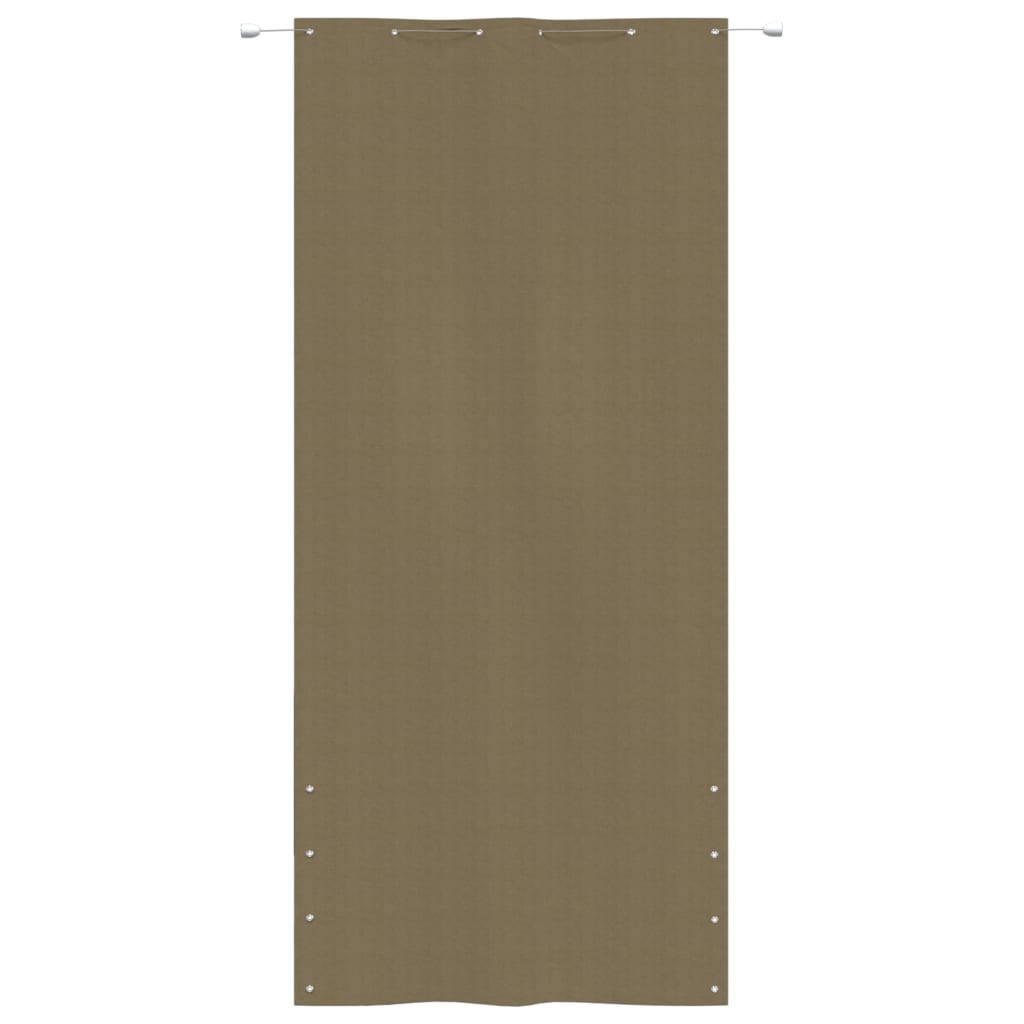 Vidaxl balkongskjerm 120x240 cm Oxford Fabric Taupe