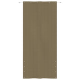 Vidaxl balkongskjerm 120x240 cm Oxford Fabric Taupe