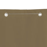 Vidaxl balkongskjerm 120x240 cm Oxford Fabric Taupe