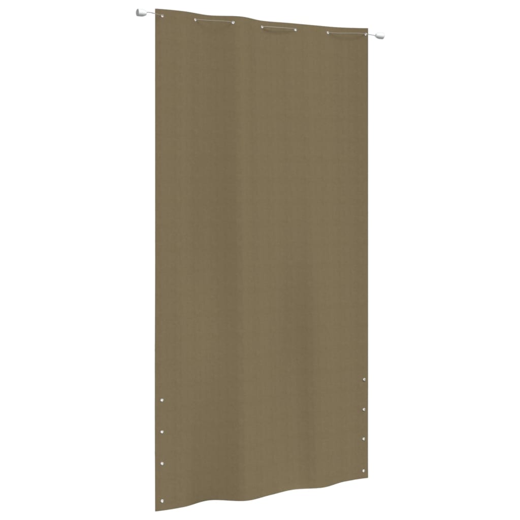 Pantalla de balcón Vidaxl 140x240 CM Oxford Fabric Taupe