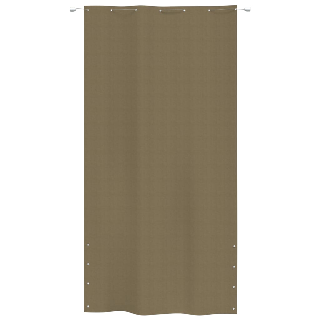 Vidaxl Balcony Schermata 140x240 cm Tessuto Oxford Taupe