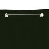 Écran de balcon Vidaxl 80x240 cm Oxford tissu vert foncé