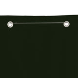 Écran de balcon Vidaxl 140x240 cm Oxford tissu vert foncé