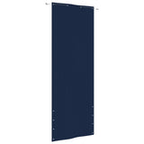 Vidaxl Balcony Screen 80x240 cm tessuto oxford blu blu