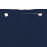Écran de balcon Vidaxl 80x240 cm Oxford tissu bleu