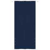 Écran de balcon Vidaxl 120x240 cm Oxford tissu bleu