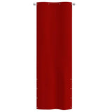 Écran de balcon Vidaxl 80x240 cm Oxford tissu rouge