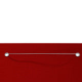 Écran de balcon Vidaxl 80x240 cm Oxford tissu rouge