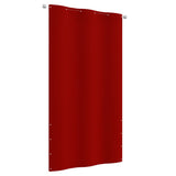 Écran de balcon Vidaxl 120x240 cm Oxford tissu rouge