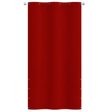 Écran de balcon Vidaxl 120x240 cm Oxford tissu rouge
