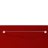 Vidaxl Balcony screen 120x240 cm Oxford fabric red