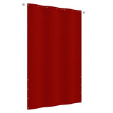 Écran de balcon Vidaxl 140x240 cm Oxford Fabric Red
