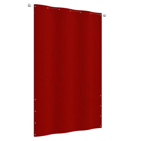 Écran de balcon Vidaxl 140x240 cm Oxford Fabric Red