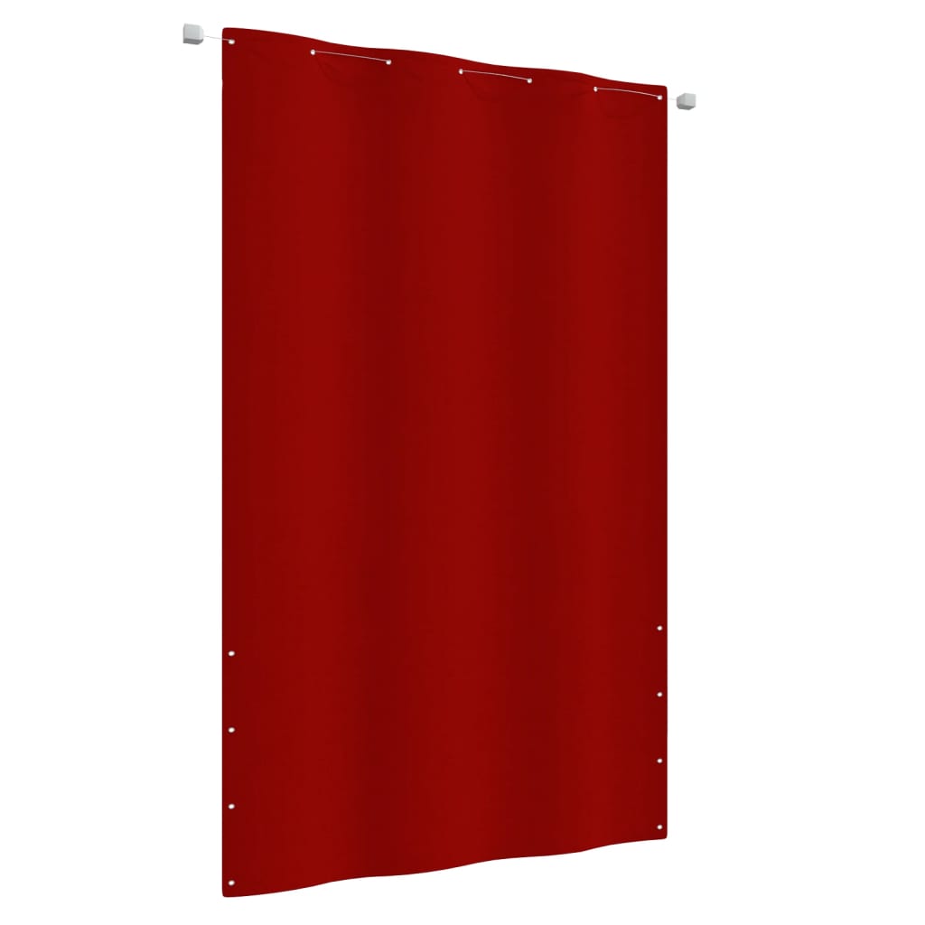 Pantalla de balcón Vidaxl 140x240 cm Oxford Fabric Red