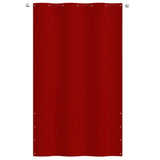 Écran de balcon Vidaxl 140x240 cm Oxford Fabric Red