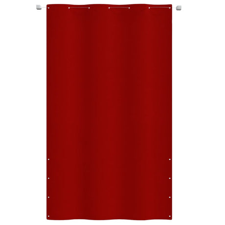 Écran de balcon Vidaxl 140x240 cm Oxford Fabric Red