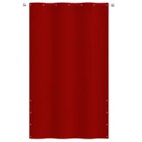 Pantalla de balcón Vidaxl 140x240 cm Oxford Fabric Red