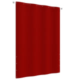 Écran de balcon Vidaxl 160x240 cm Oxford Fabric Red