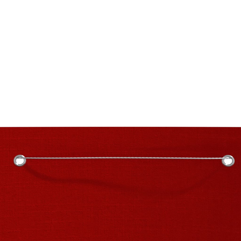 Écran de balcon Vidaxl 160x240 cm Oxford Fabric Red