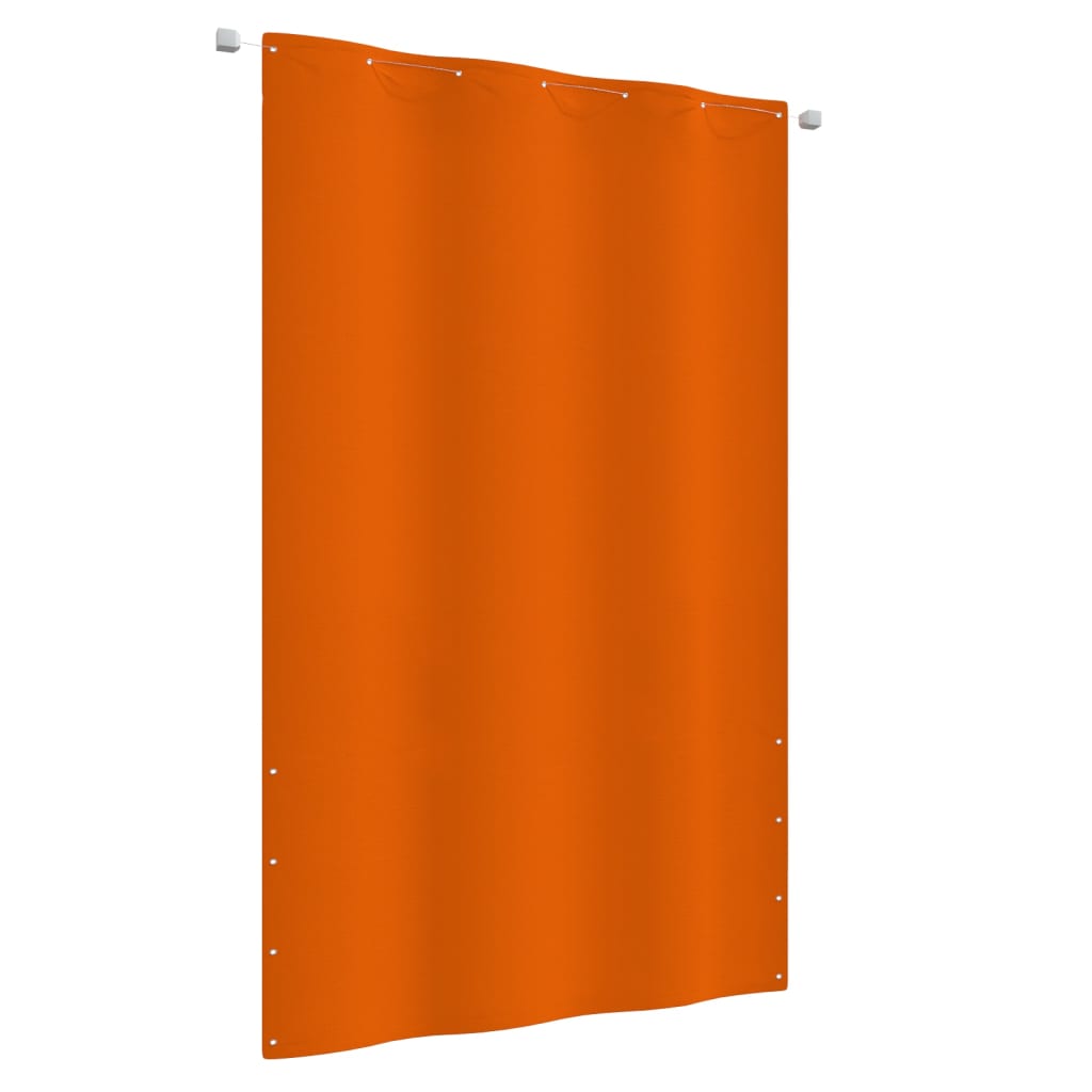 Écran de balcon Vidaxl 140x240 cm Oxford Fabric Orange