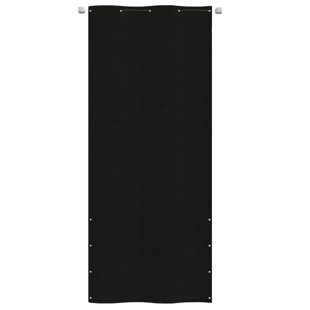 Écran de balcon Vidaxl 100x240 cm Oxford tissu noir