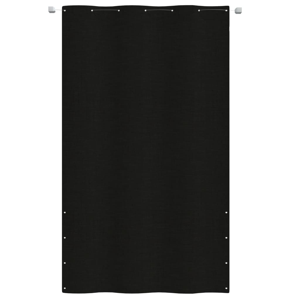 Écran de balcon Vidaxl 140x240 cm Oxford tissu noir