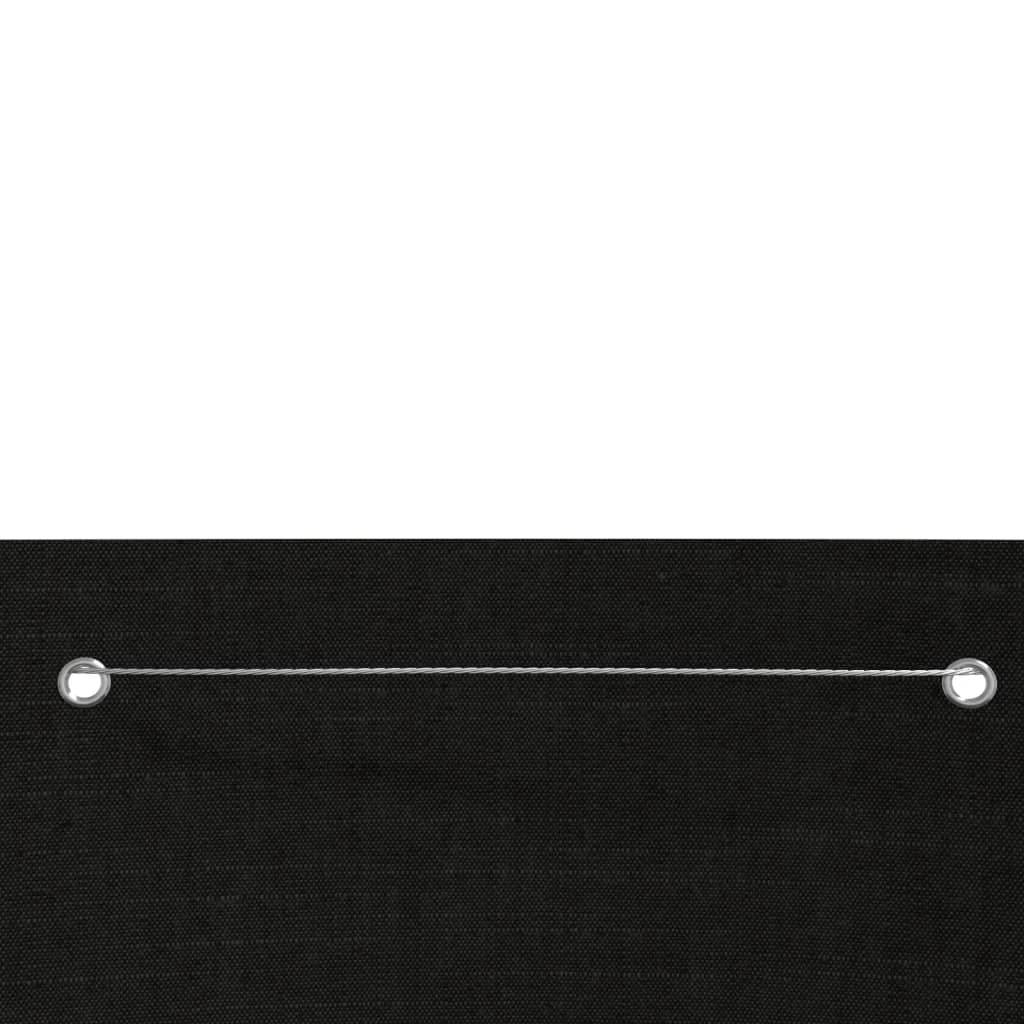 Écran de balcon Vidaxl 140x240 cm Oxford tissu noir