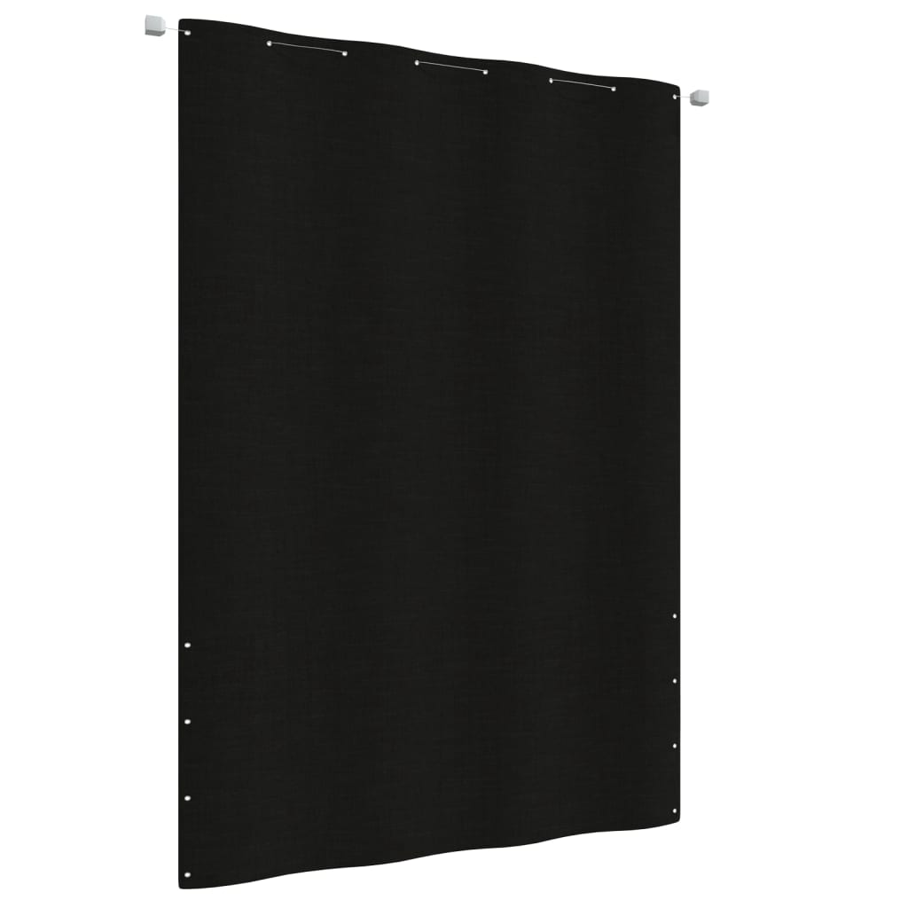 Vidaxl balkongskjerm 160x240 cm Oxford Fabric Black