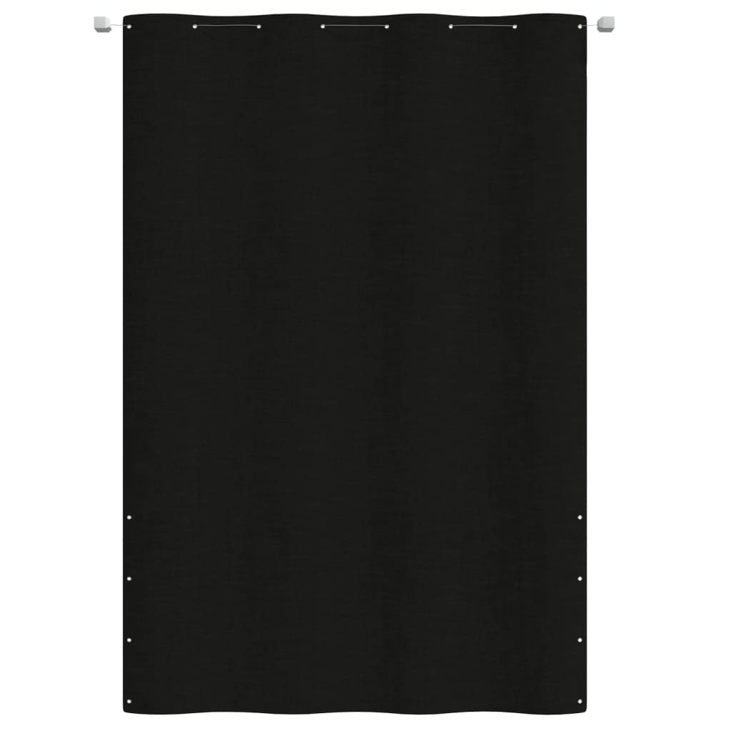 Vidaxl balkongskjerm 160x240 cm Oxford Fabric Black