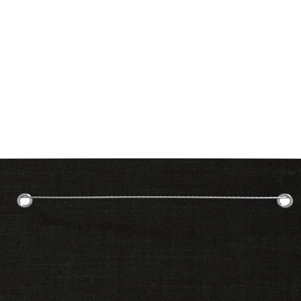 Vidaxl balkongskjerm 160x240 cm Oxford Fabric Black